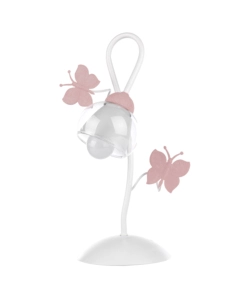 LUME "BUTTERFLY" BIANCO E ROSA, E14