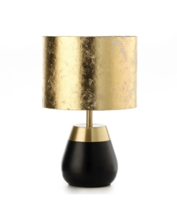 LAMPADA "KINT" IN METALLO NERA E ORO, E27