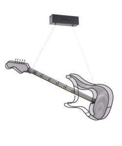 LAMPADA A SOSPENSIONE LED "ROCK" IN METALLO NERO, 3000K