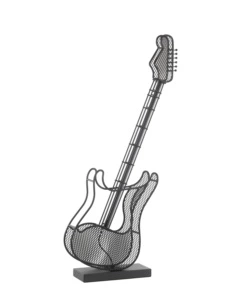 LAMPADA DA TAVOLO LED "ROCK" IN METALLO NERO, 3000K