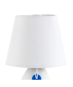 LAMPADA DA TAVOLO "ANCORINA" BIANCA E BLU, E14