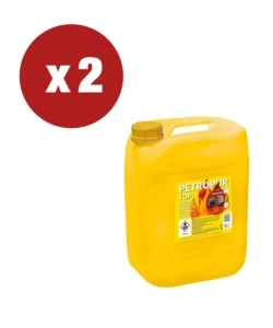 COMBUSTIBILE LIQUIDO PETROPUR TOP 2 TANICHE DA 18LT - TOTALE DI 36 LITRI