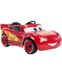 AUTO ELETTRICA PER BAMBINI A BATTERIA 6V, MODELLO SAETTA MCQUEEN CARS