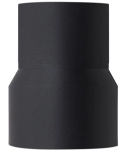 RIDUTTORE PER TUBO FUMI STUFE A LEGNA SMALTATO ADATTATORE DA 100 A 130, D 130 MM