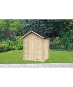 CASETTA IN LEGNO DA GIARDINO ALCE "MARCELLA" IN ABETE 146X130CM