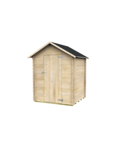 CASETTA IN LEGNO DA GIARDINO ALCE "MARCELLA" IN ABETE 146X130CM