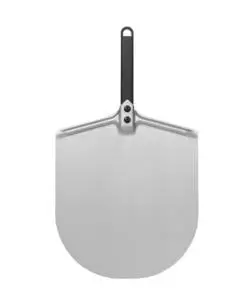 PALA PER PIZZA GIMETAL "AMICA" CON MANICO NERO 25 CM E TESTA IN ALLUMINIO 33 CM