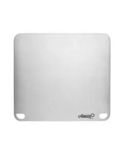 PIASTRA PER PIZZA GIMETAL IN ACCIAIO INOX 4MM, 40X35 CM