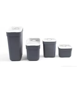 PATTUMIERA "READY" KETER GRIGIO SCURO - 5 LITRI - 25x18.6x20.3 CM