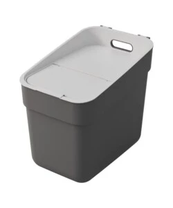 PATTUMIERA "READY" KETER GRIGIO SCURO - 20 LITRI - 25x36x33.1 CM