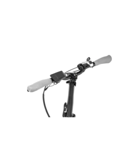 BICI ELETTRICA PIEGHEVOLE E-BIKE MINIMAX YELLOW CON BATTERIA 36 V - ARGENTO