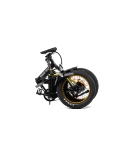BICI ELETTRICA PIEGHEVOLE E-BIKE MINIMAX YELLOW CON BATTERIA 36 V - ARGENTO