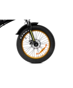 BICI ELETTRICA PIEGHEVOLE E-BIKE MINIMAX YELLOW CON BATTERIA 36 V - ARGENTO