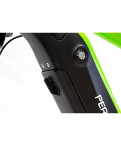 BICI ELETTRICA MOUNTAIN BIKE MTB E-BIKE PERFORMANCE GREEN CON BLUETOOH- ARGENTO
