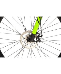 BICI ELETTRICA MOUNTAIN BIKE MTB E-BIKE PERFORMANCE GREEN CON BLUETOOH- ARGENTO