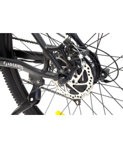 BICI ELETTRICA MOUNTAIN BIKE MTB E-BIKE PERFORMANCE GREEN CON BLUETOOH- ARGENTO