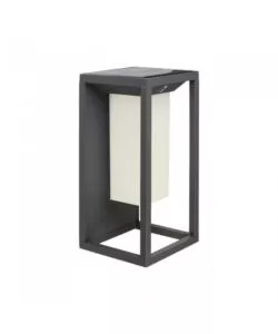 LAMPADA SOLARE LED CON SENSORE DI MOVIMENTO H29 CM, 3000K