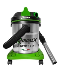 BIDONE ASPIRATUTTO "CENETRIS" 4 IN 1 PER SOLIDI, LIQUIDI, CENERE E SOFFIATORE 20 LITRI 1200 WATT - RIBIMEX