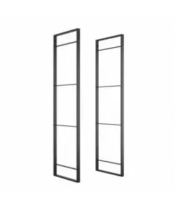 STRUTTURA PER SCAFFALE LADER IN ACCIAIO NERO, 115 CM
