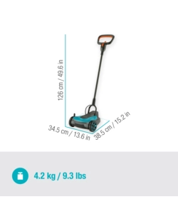 TAGLIAERBA A BATTERIA GARDENA "HANDYMOWER 22" TAGLIO DA 22 CM 18 V SOLO CORPO MACCHINA