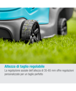 TAGLIAERBA A BATTERIA GARDENA "POWERMAX 30" TAGLIO DA 30 CM 18 V SOLO CORPO MACCHINA