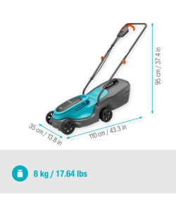 TAGLIAERBA A BATTERIA GARDENA "POWERMAX 30" TAGLIO DA 30 CM 18 V SOLO CORPO MACCHINA