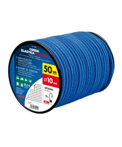 CORDA ELASTICA BLU, BOBINA DIAMETRO 10 MM LUNGHEZZA 50 METRI - LAMPA