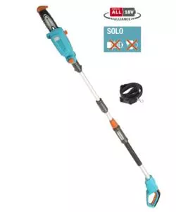 POTATORE A CATENA TELESCOPICO A BATTERIA GARDENA "TCS 20" BARRA 20 CM 18V, SOLO CORPO MACCHINA
