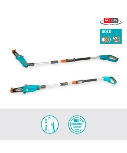 POTATORE A CATENA TELESCOPICO A BATTERIA GARDENA "TCS 20" BARRA 20 CM 18V, SOLO CORPO MACCHINA