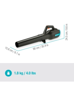 SOFFIATORE A BATTERIA GARDENA "POWERJET" 18V, SOLO CORPO MACCHINA