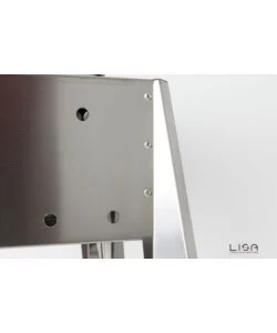 CUOCISPIEDINI A CARBONELLA LISA "MIAMI 800" IN ACCIAIO INOX  106X36X83 CM