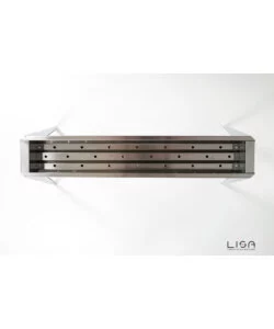 CUOCISPIEDINI A CARBONELLA LISA "MIAMI 800" IN ACCIAIO INOX  106X36X83 CM