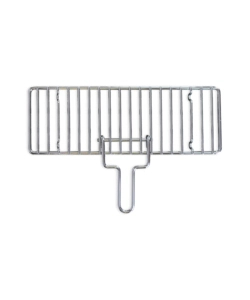 GRIGLIETTA PER CUOCISPIEDINI IN FERRO CROMATO CON MANICO, 37X13 CM - LISA