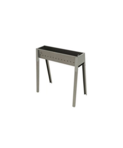 CUOCISPIEDINI A CARBONELLA LISA "TORINO 50" IN FERRO ALLUMINATO 50X32,5X49,5 CM