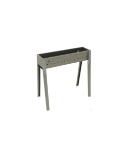 CUOCISPIEDINI A CARBONELLA LISA "TORINO 50" IN FERRO ALLUMINATO 50X32,5X49,5 CM