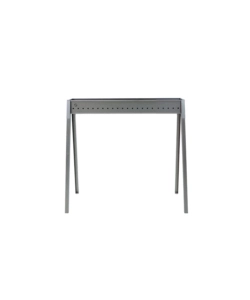 CUOCISPIEDINI A CARBONELLA LISA "TORINO 80" IN FERRO ALLUMINATO 78,5X32,5X79,5 CM