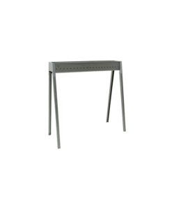 CUOCISPIEDINI A CARBONELLA LISA "TORINO 80" IN FERRO ALLUMINATO 78,5X32,5X79,5 CM