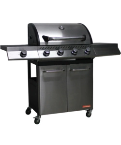 BARBECUE A GAS SANDRIGARDEN "BRASILE" 4 BRUCIATORI E FORNELLO LATERALE 130X54X110 CM