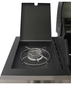 BARBECUE A GAS SANDRIGARDEN "BRASILE" 4 BRUCIATORI E FORNELLO LATERALE 130X54X110 CM