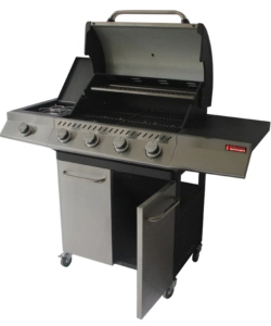 BARBECUE A GAS SANDRIGARDEN "BRASILE" 4 BRUCIATORI E FORNELLO LATERALE 130X54X110 CM