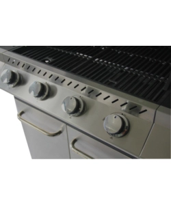 BARBECUE A GAS SANDRIGARDEN "BRASILE" 4 BRUCIATORI E FORNELLO LATERALE 130X54X110 CM