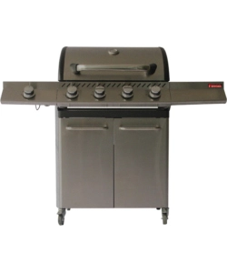 BARBECUE A GAS SANDRIGARDEN "BRASILE" 4 BRUCIATORI E FORNELLO LATERALE 130X54X110 CM