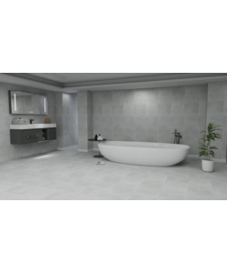 PAVIMENTO SPC 4,5 MM ROBUST CEMENTO ZURICH 2,506 MQ, 5,5X457X914 MM - KIMONO