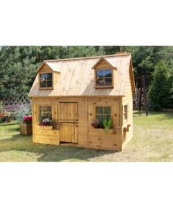 CASETTA DA GIARDINO PER BAMBINI IN LEGNO DOMUS "SOFIA" 157X248X218 CM