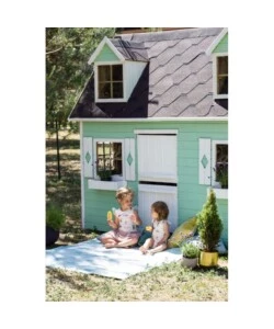 CASETTA DA GIARDINO PER BAMBINI IN LEGNO DOMUS "SOFIA" 157X248X218 CM