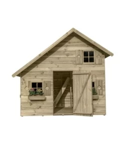 CASETTA DA GIARDINO PER BAMBINI IN LEGNO DOMUS "CLARISSA" 223X250X230 CM