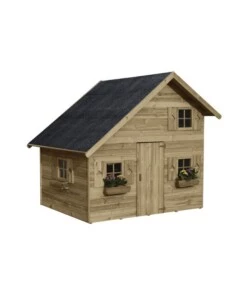 CASETTA DA GIARDINO PER BAMBINI IN LEGNO DOMUS "CLARISSA" 223X250X230 CM