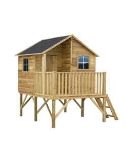CASETTA DA GIARDINO PER BAMBINI DOMUS "LEONARDO" IN LEGNO 175X226X250,5 CM