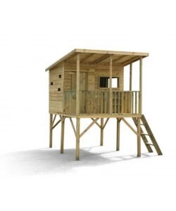 CASETTA DA GIARDINO PER BAMBINI IN LEGNO DOMUS "ANGELO" 220X174,5X272 CM