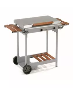 BARBECUE A GAS OMPAGRILL "4068" CON PLANCHA DOPPIA 2 BRUCIATORI 114X47X86 CM